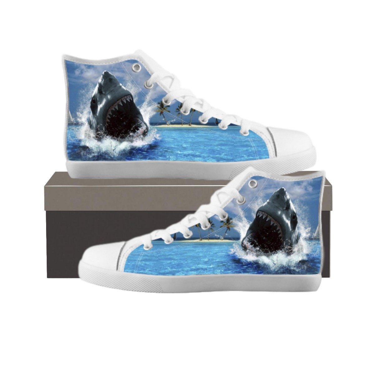 SHARK CANVAS SHOES – KIDS