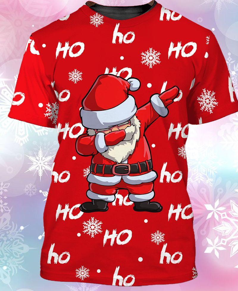 Santa Claus Gift For Christmas Holiday 3D Tshirt