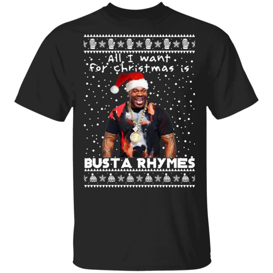 Busta Rhymes Rapper Ugly Christmas Sweater