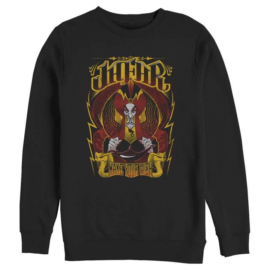 Aladdin Men’s Jafar Flame Wish  Sweatshirt