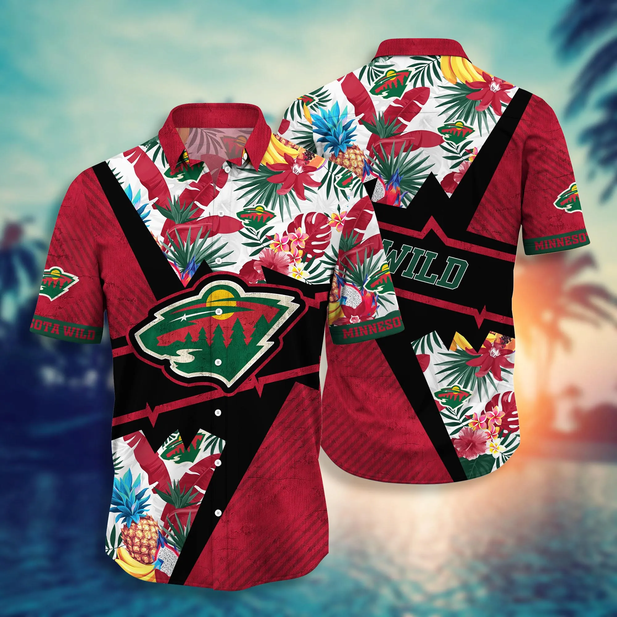 Minnesota Wild Nhl Hawaiian Shirt Mid-Year Aloha Shirt