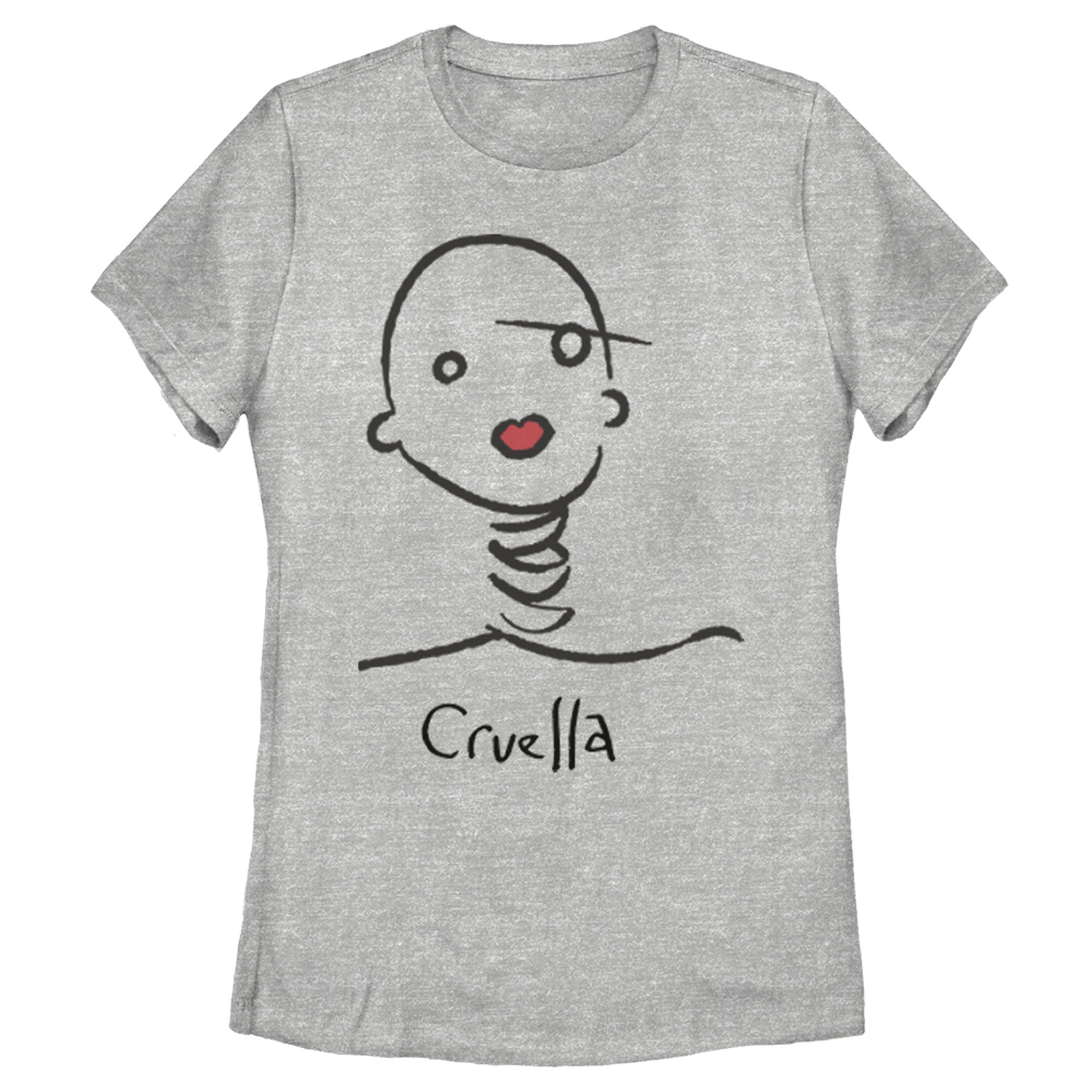 Cruella Women’S Abstract Doodle  T-Shirt