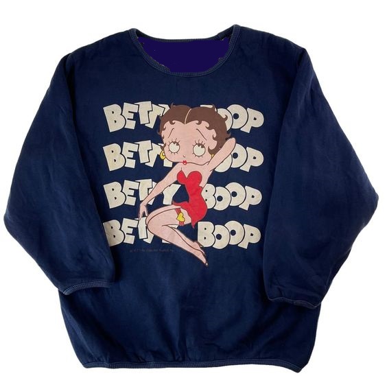 Vintage Betty Boop animated cartoon Sweatshirt Crewneck t shirt  For Men  For Women