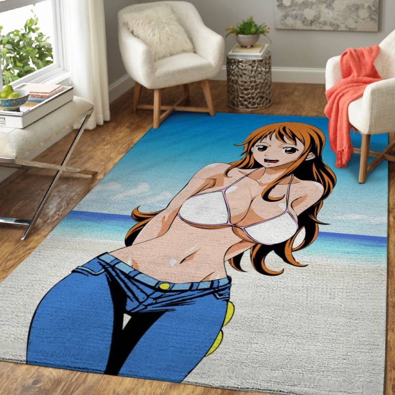 Nami At The Beach From The Anime One Piece Area Rug – Carpet