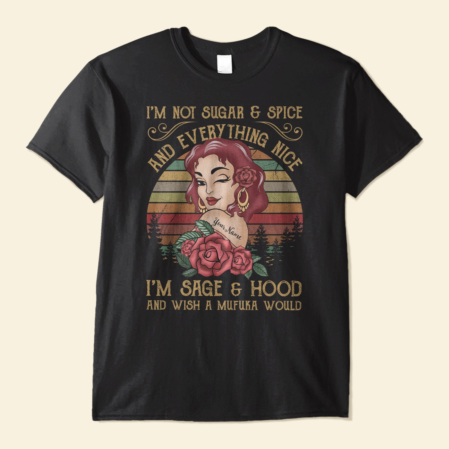 I Am Sage And Hood – Personalized Shirt – Hispanic Month Gift For Hispanic