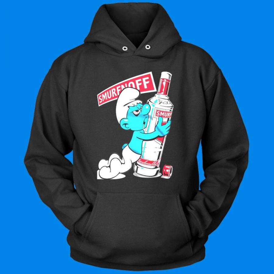 Smurfnoff Funny Cool Swag Drunk Men’S Hoodie T-Shirt