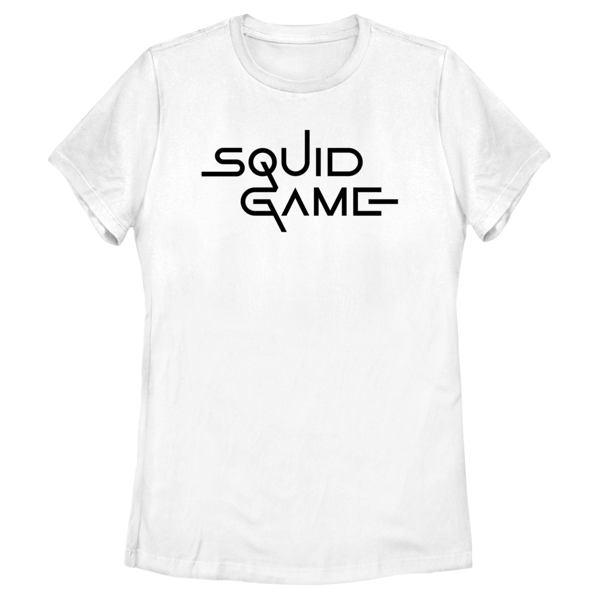 Squid Game Women’S Logo White  T-Shirt