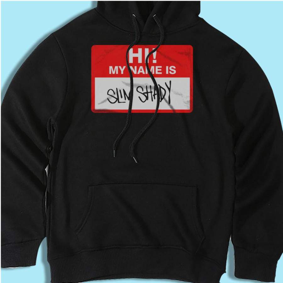 Eminem Hi My Name Is Slim Shady Men’S Hoodie