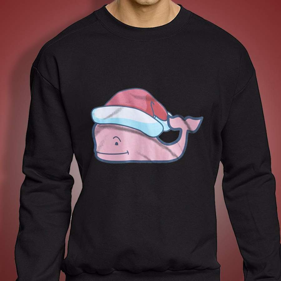 Santa Whale Funny Christmas Men’S Sweatshirt