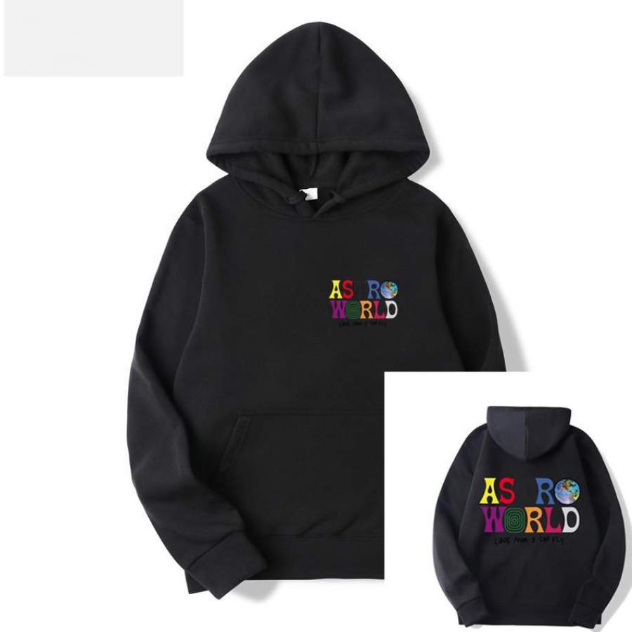 Travis Scott Astroworld Hoodies Casual Pullover for Adult