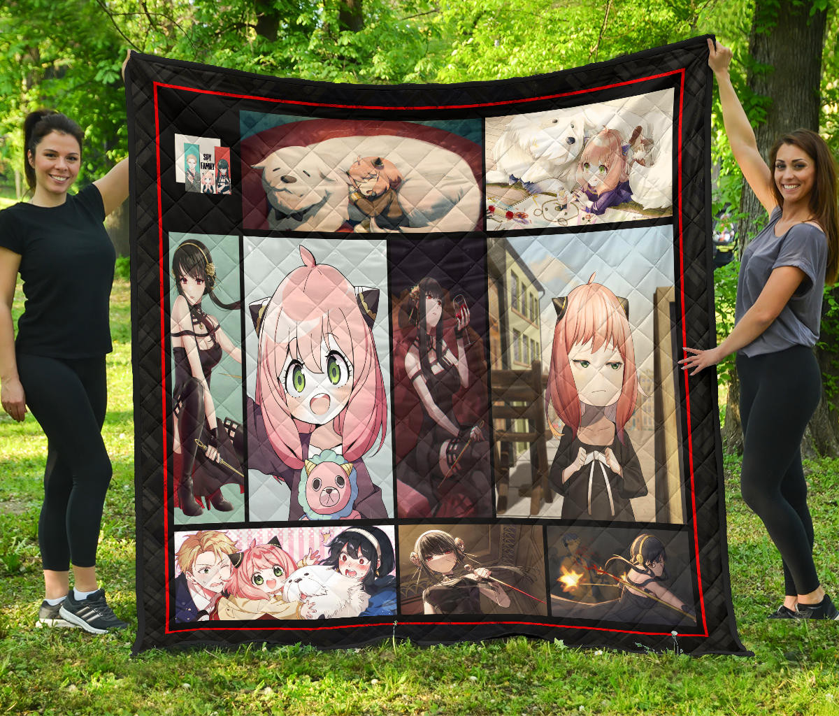 Anya Forger And Yor Forger Spy X Family Premium Quilt Blanket Anime Home Decor Custom For Fans Na042901