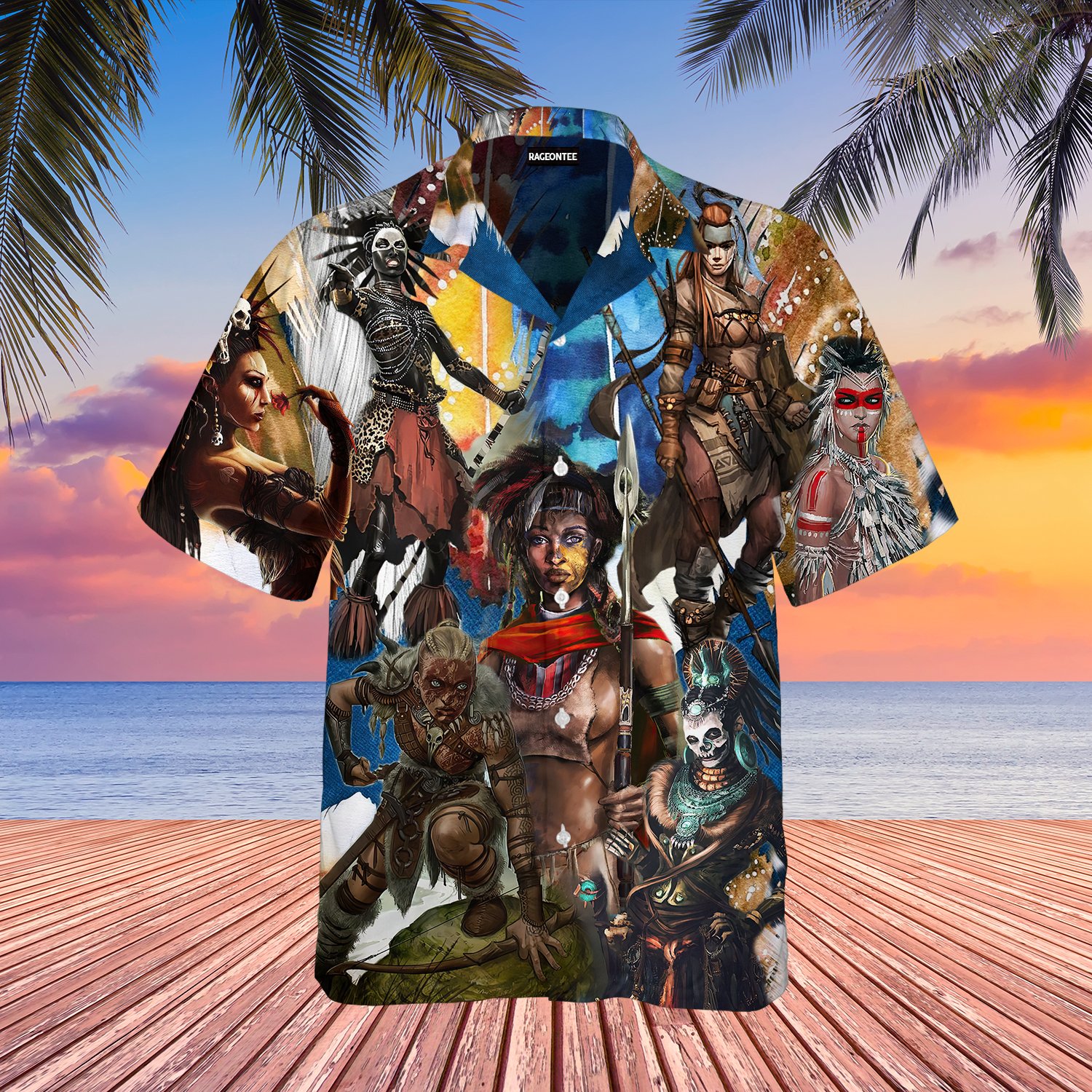 Amazon Ancient World Women Warrior Hawaiian Shirt | For Men & Women | Adult | Wt1412