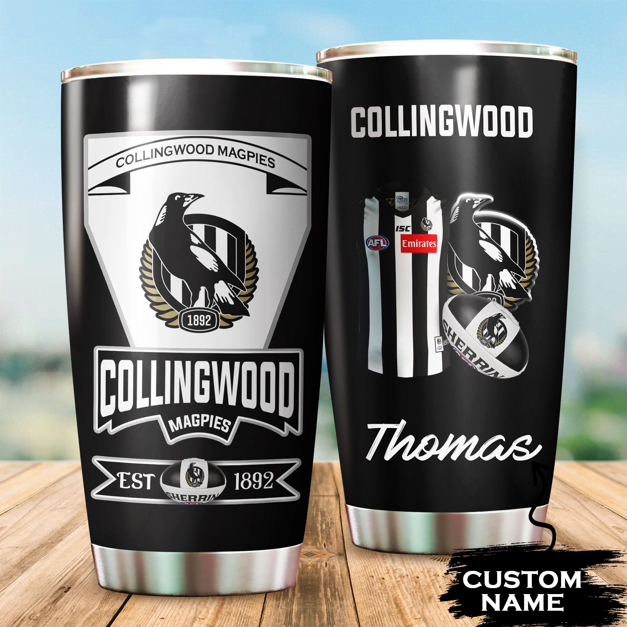 Collingwood Magpies Custom Tumbler 127 L1MTH0790