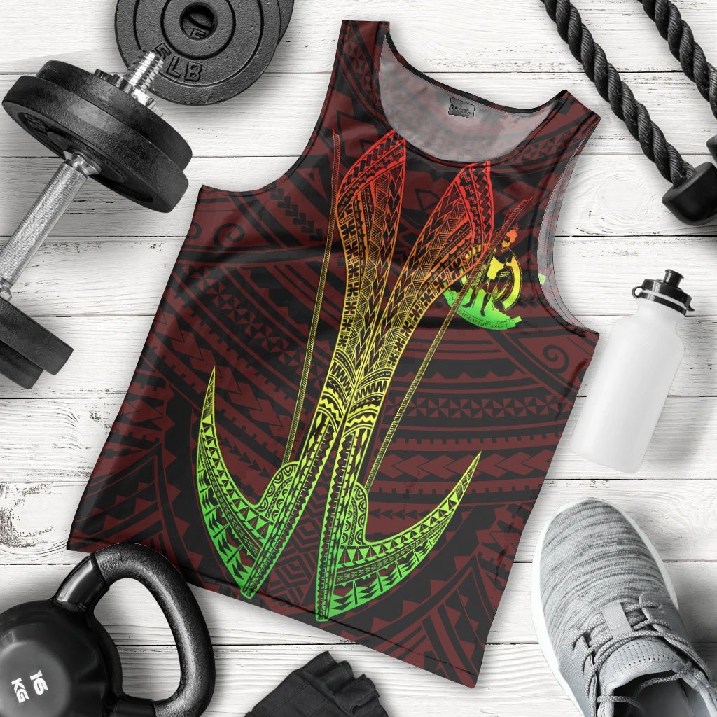 Vanuatu Custom Personalised Men’s Tank Top – Fish Hook Ver2 – BN20