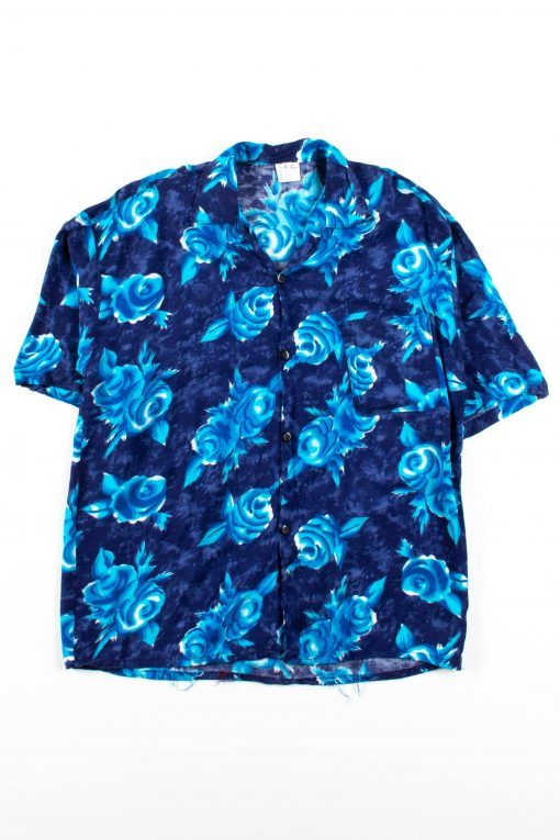 Floral Blue Nice Design Hawaii Shirt Ha12616