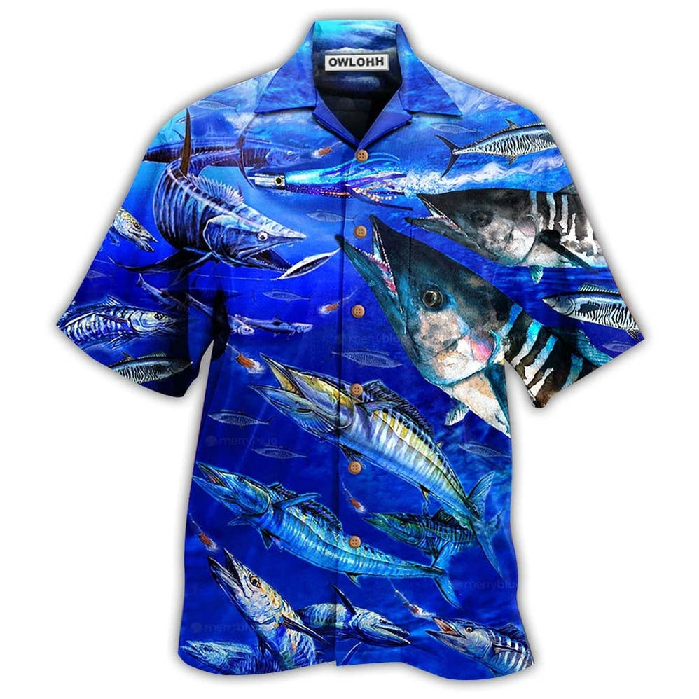 Fishing Love Blue Ocean Hawaii Shirt Ha35927