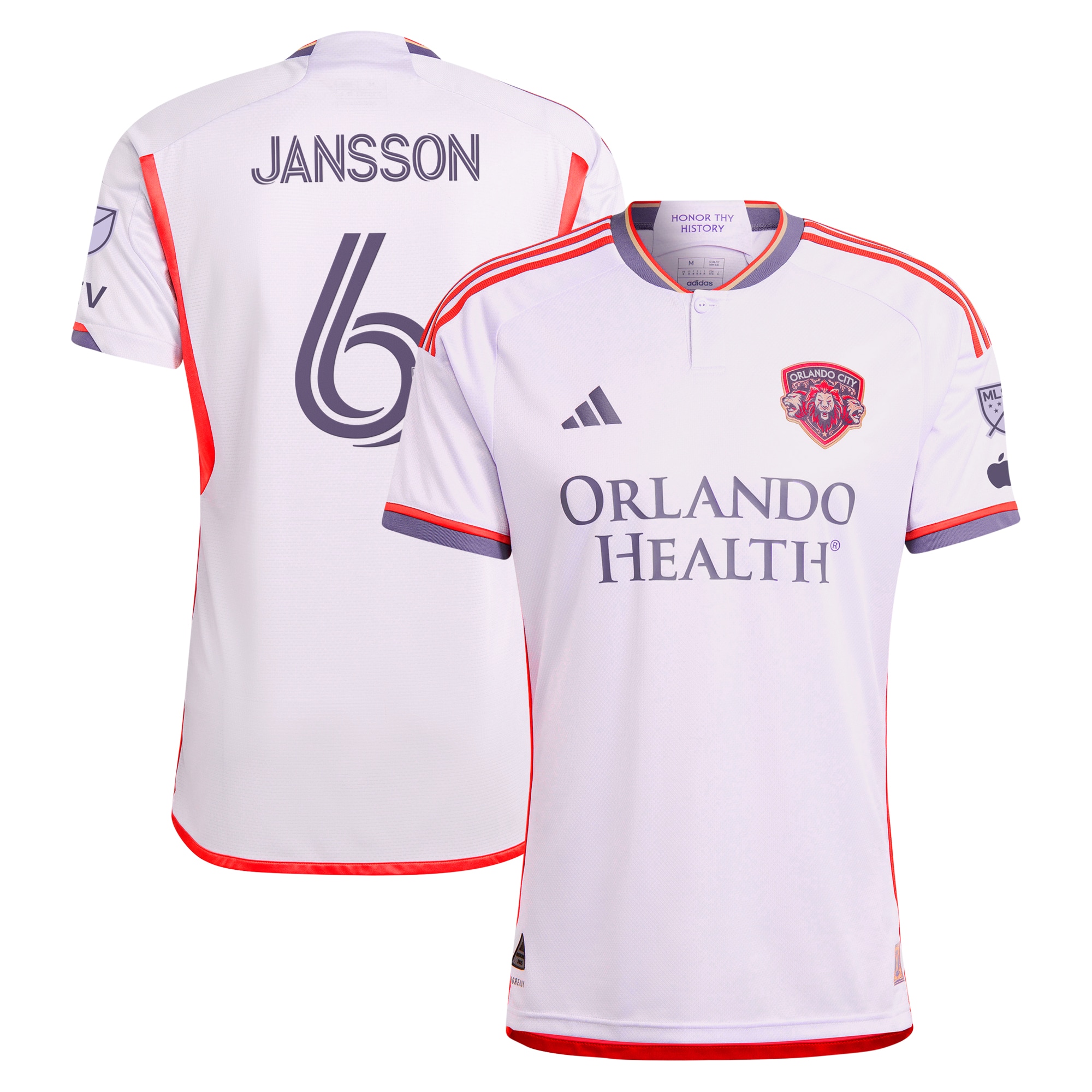 Robin Jansson Orlando City SC 2024 Legacy Kit Authentic Player Jersey  Purple