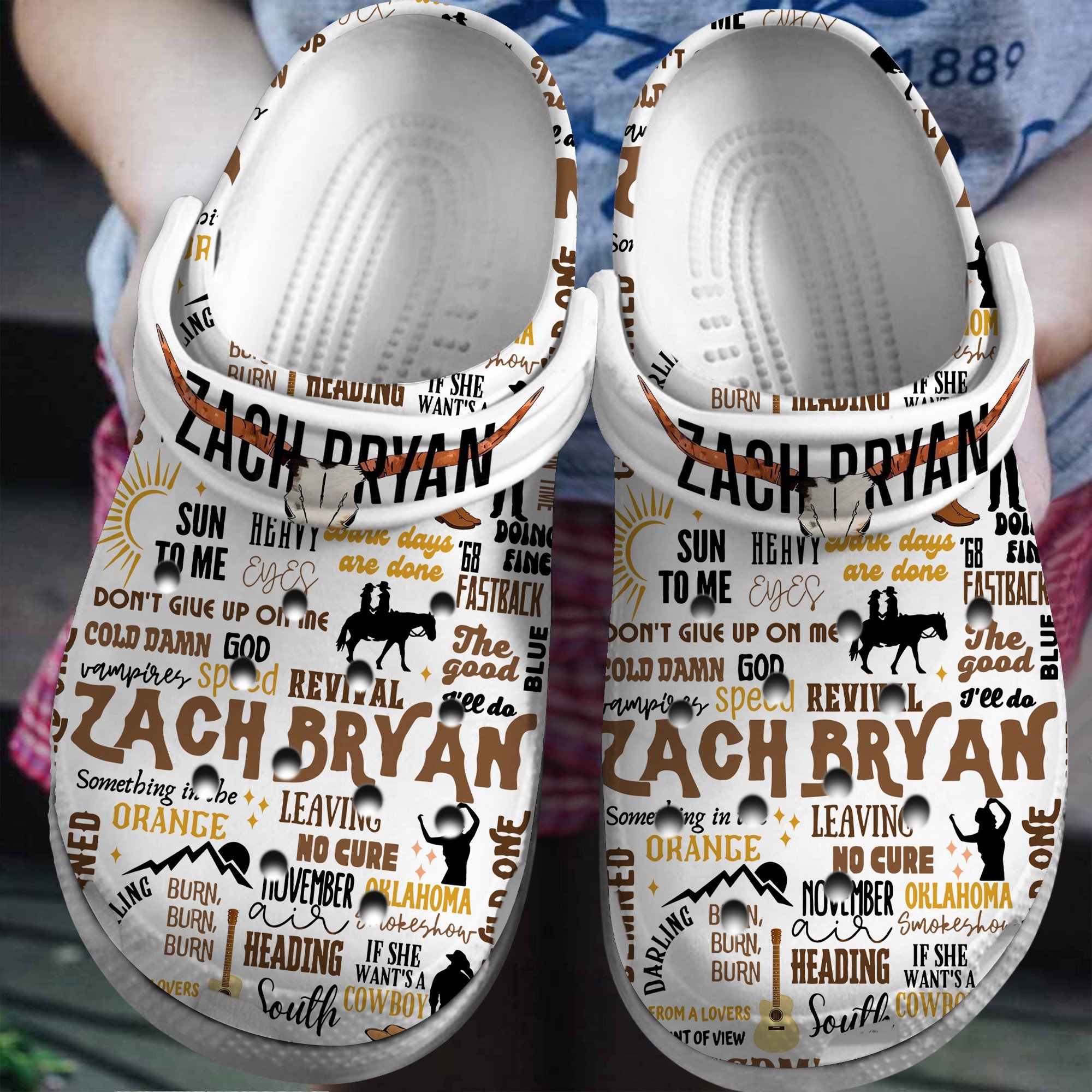 Zach Bryan Singer Music Crocss Crocss Clogs For Men Women And Kid N36Aoy2Q