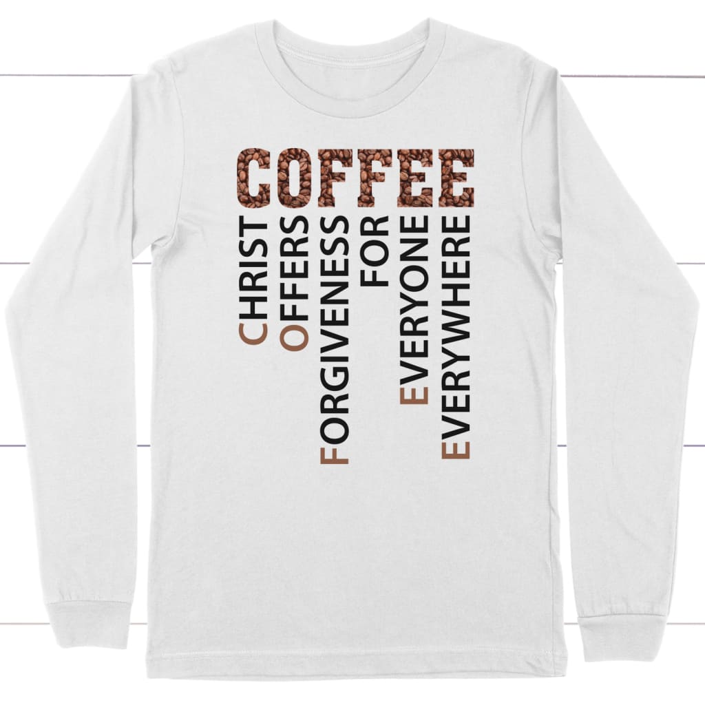 Christian Coffee Definition Long Sleeve Shirt