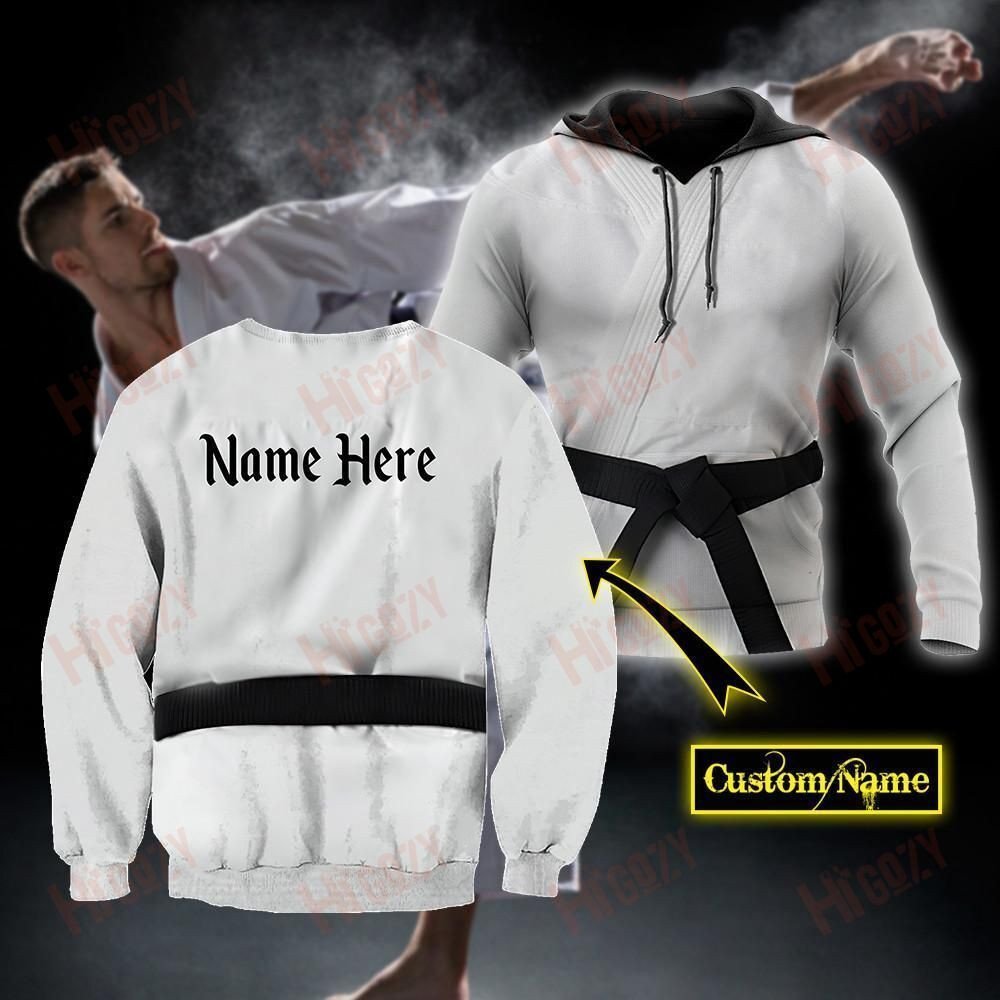 Custom Name Karate 3D All Over Printed Unisex Hoodies Clothing Sweatshirt Comfy Hoodie, 3D Printed Hoodies