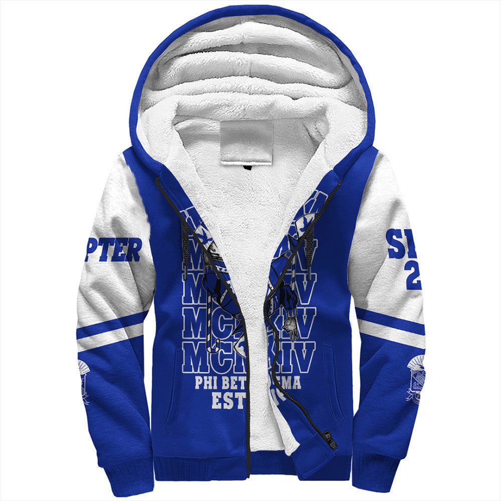 Fraternity Hoodie – Personalized Phi Beta Sigma Mcm Style Sherpa Hoodie