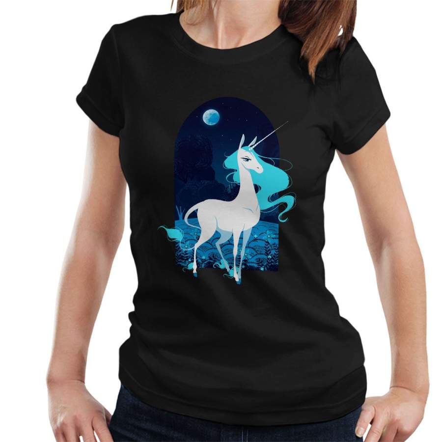 Amalthea Greek Mythology The Last Unicorn Women’s T-Shirt