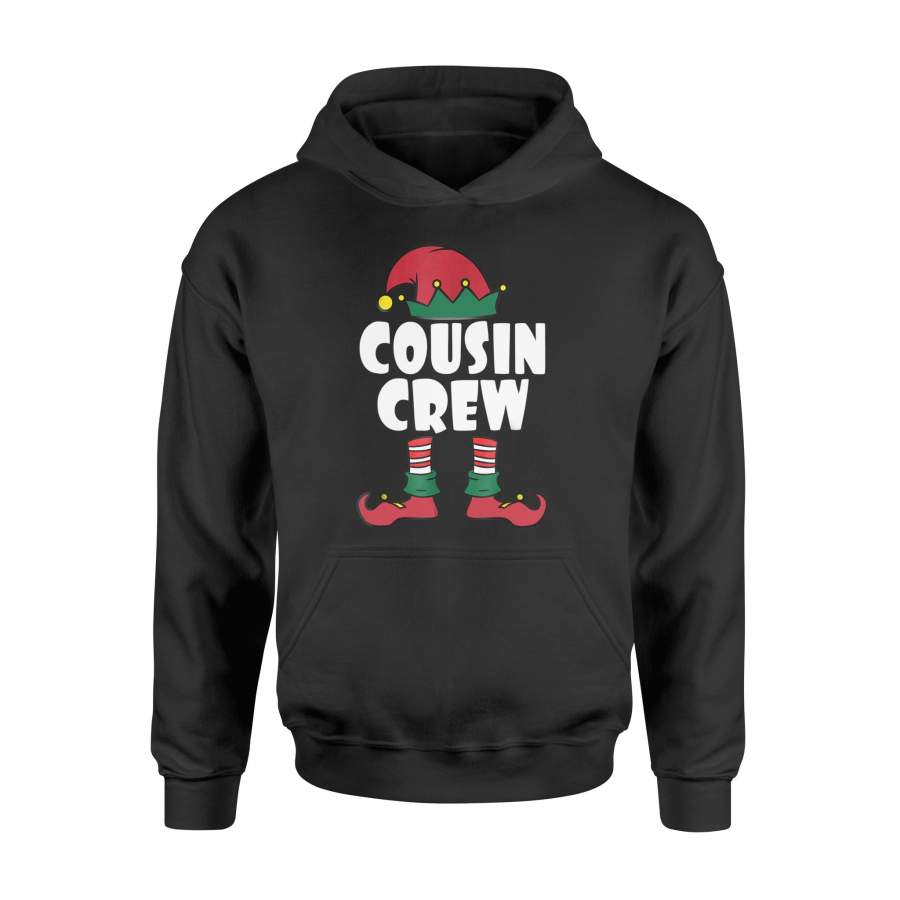 Cousin Crew – Elf Shirt – Family Matching Christmas Pajamas – Standard Hoodie
