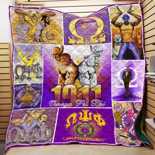 Omega Psi Phi 1911 Strong Quilt All Over Printed