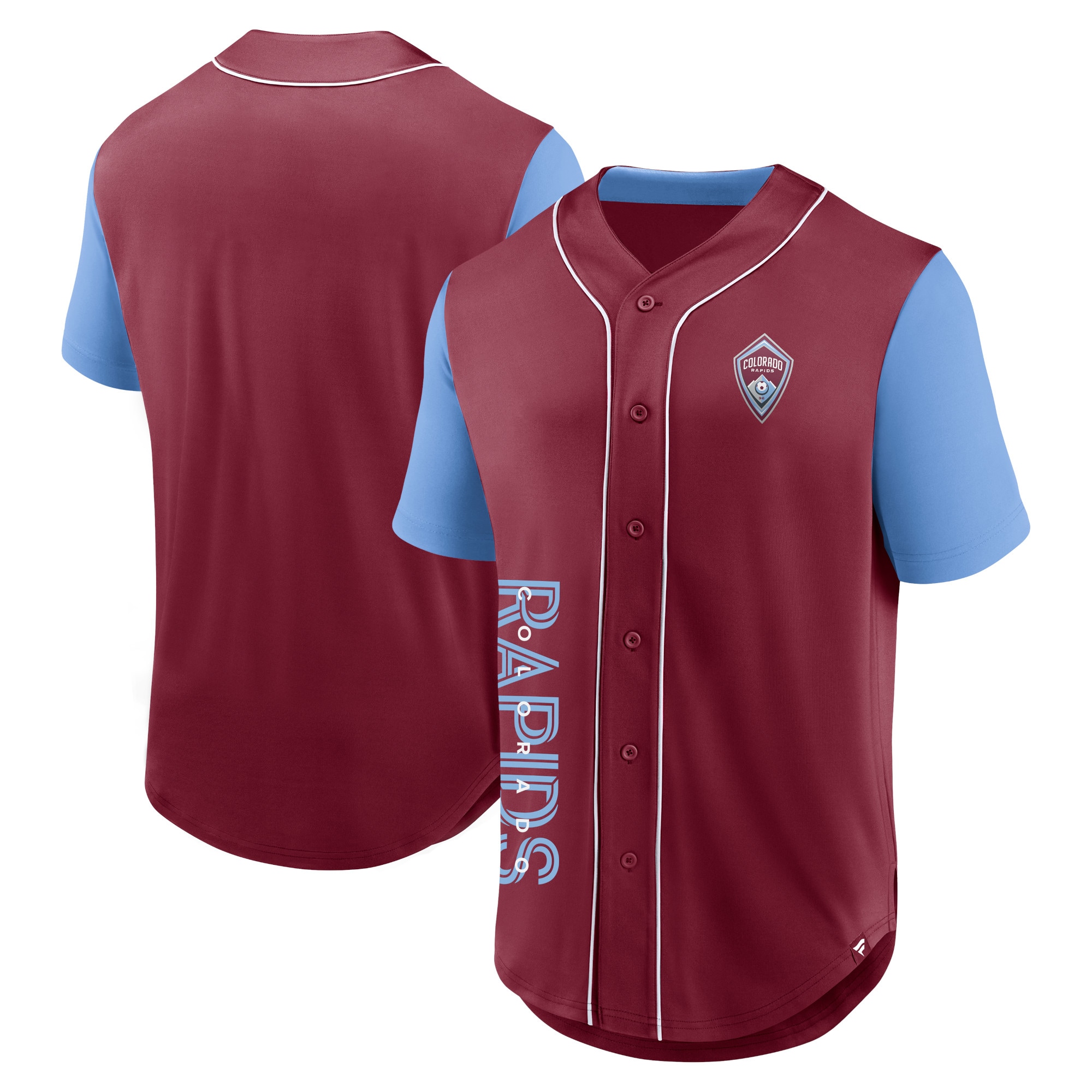 Colorado Rapids Branded Balance Fashion Baseball Jersey – Burgundy