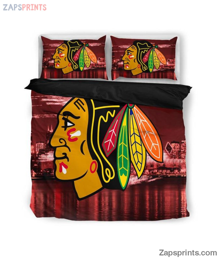 Chicago Blackhawks 3D Bedding Duvet Cover Sets 2