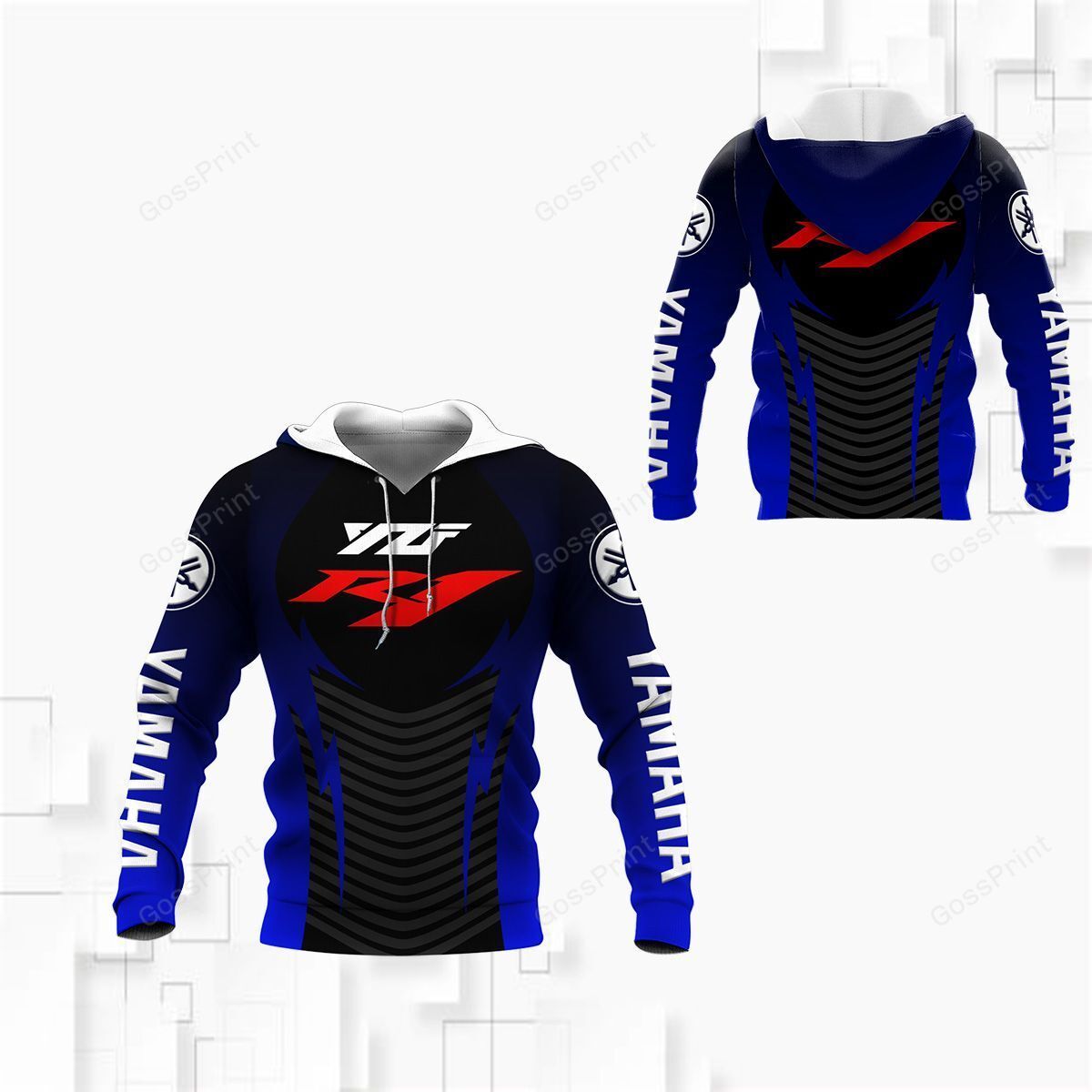 3D All Over Printed Yamaha Racing Shirts Ver 19