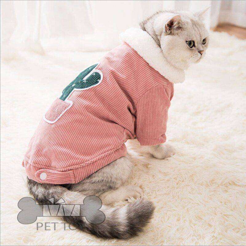 Pet sweater winter cat clothes cat dog jacket cat Hoodie comfortable cat clothes kitten dog Chihuahua yorkshirt clothes