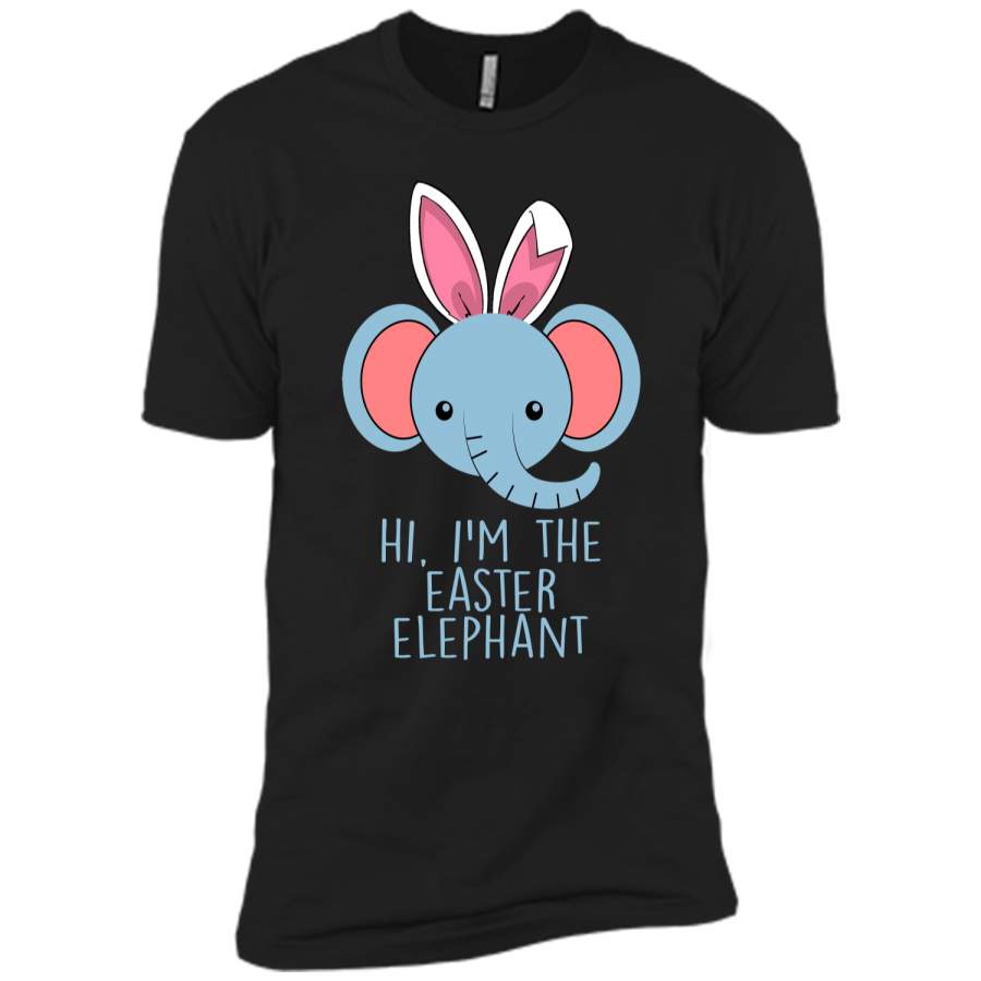 Cute and funny bunny elephant Easter bunny shirt. Next Level Premium Short Sleeve Tee