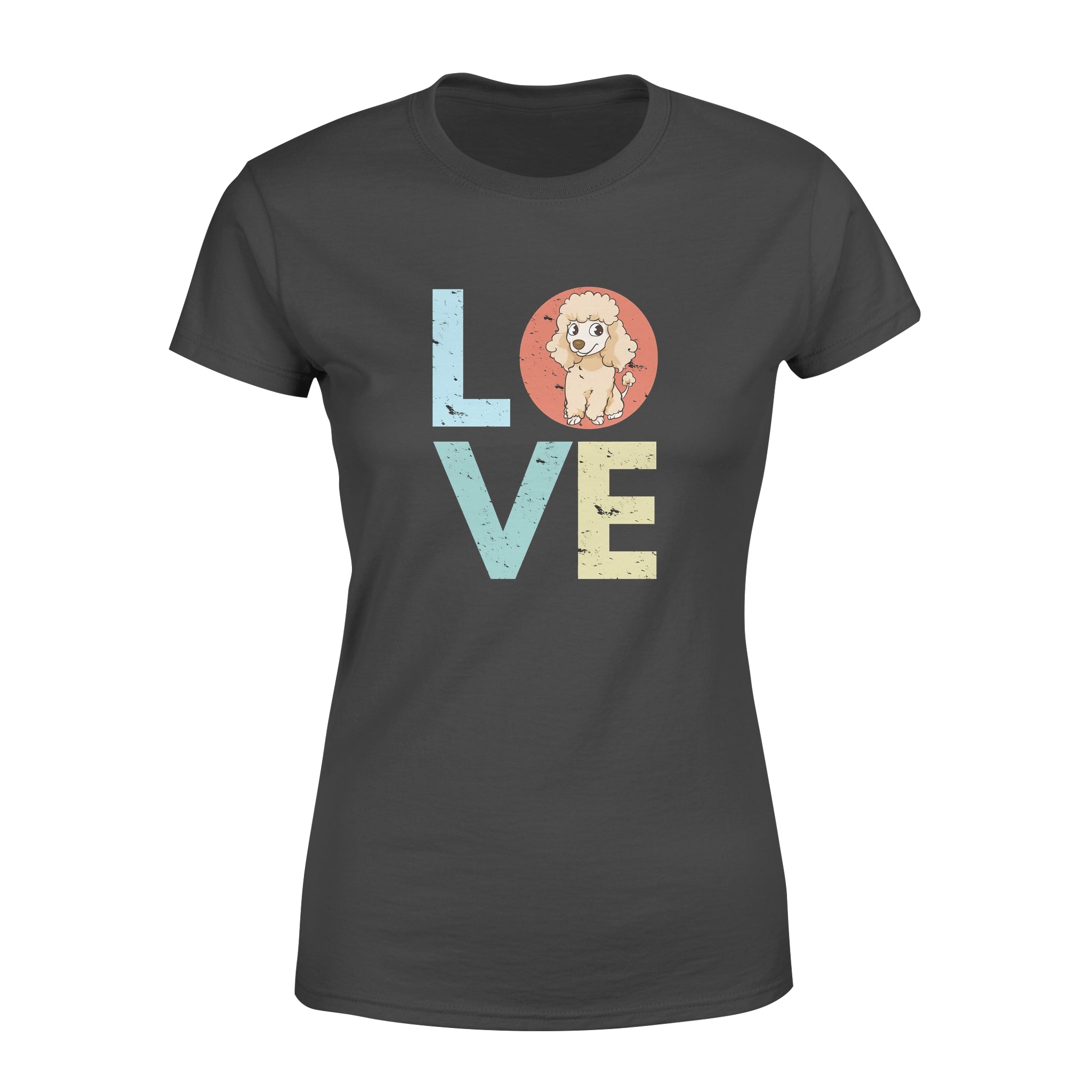 Love Poodle Vintage – Standard Women’s T-shirt