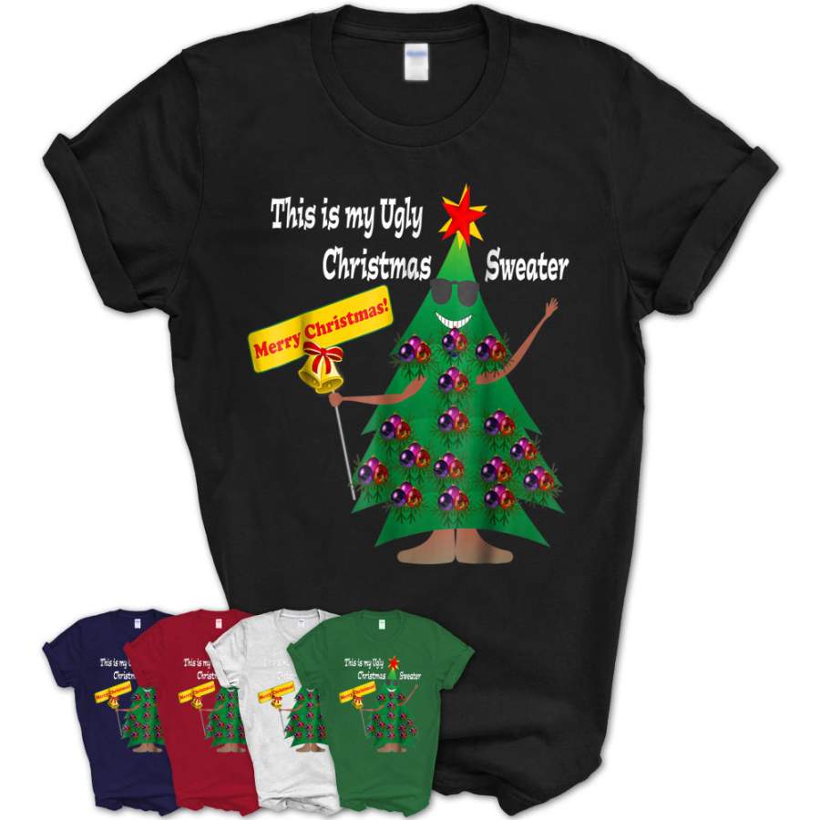 This Is My Ugly Christmas Sweater Funny Holiday T Shirt – Teezou Store