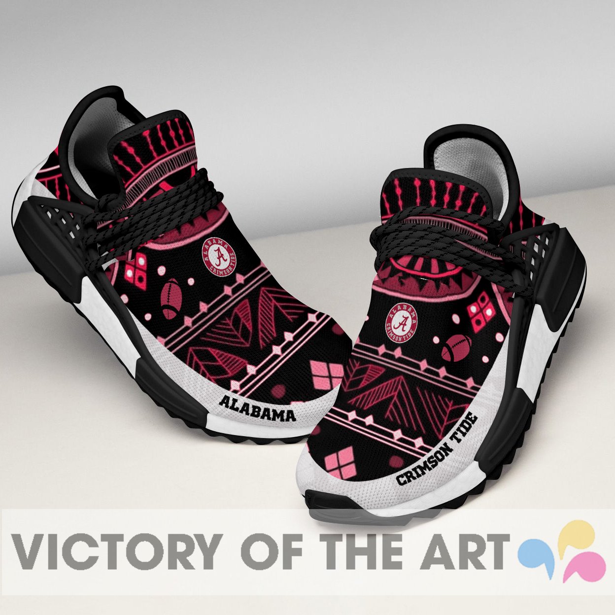 Wonderful Pattern Human Race Alabama Crimson Tide Shoes For Fans