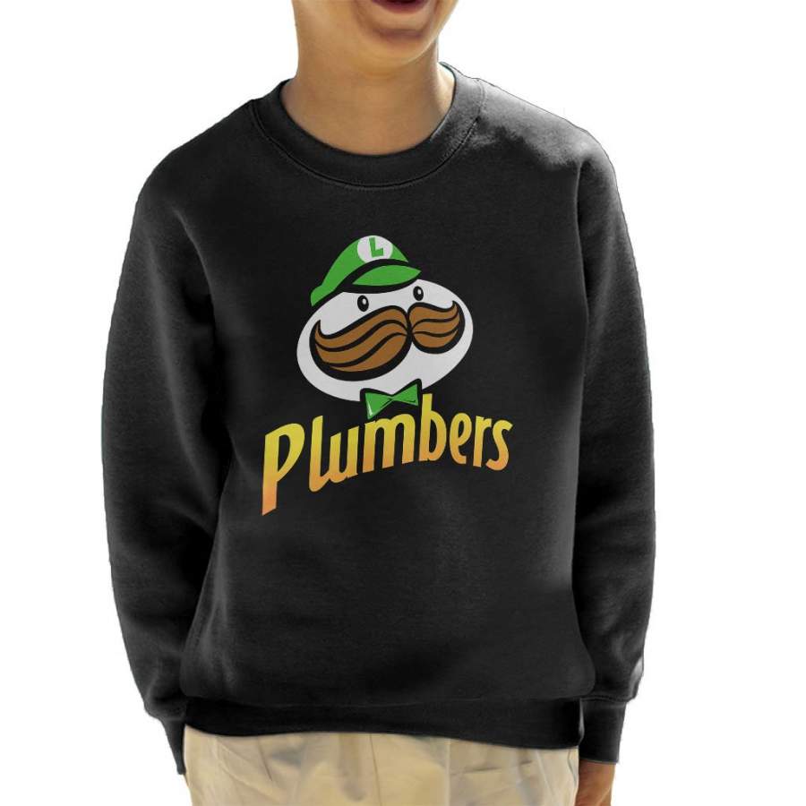 Super Mario Pringles Luigi Kid’s Sweatshirt