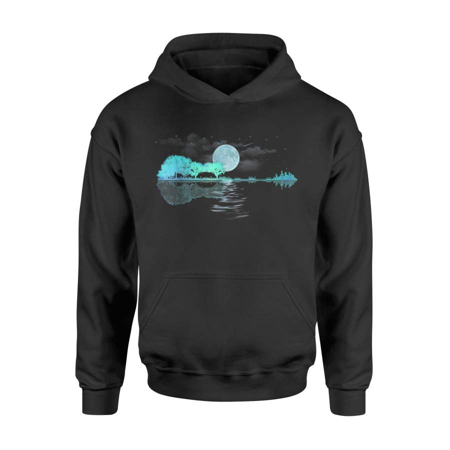Acoustic Guitar Player Tshirt –  Christmas Tshirt – Standard Hoodie