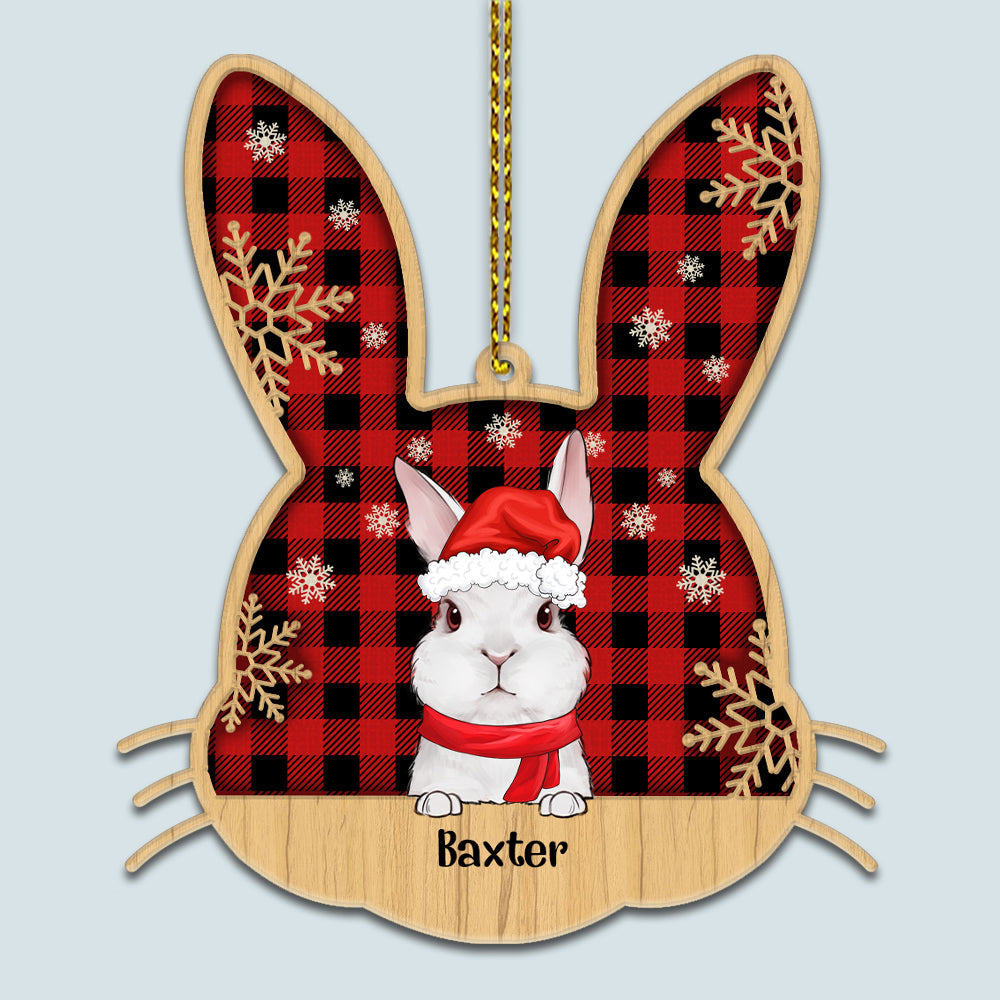 89Customized Bunny Lovers Personalized Ornament