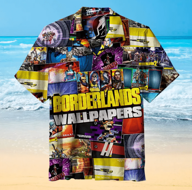 Borderlands For Man And Woman Print Short Sleeve Hawaii Shirt Ha31820