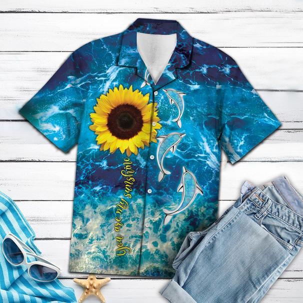 Dolphin You Are My Sunshine Hawaiian Shirt – For Men And Women