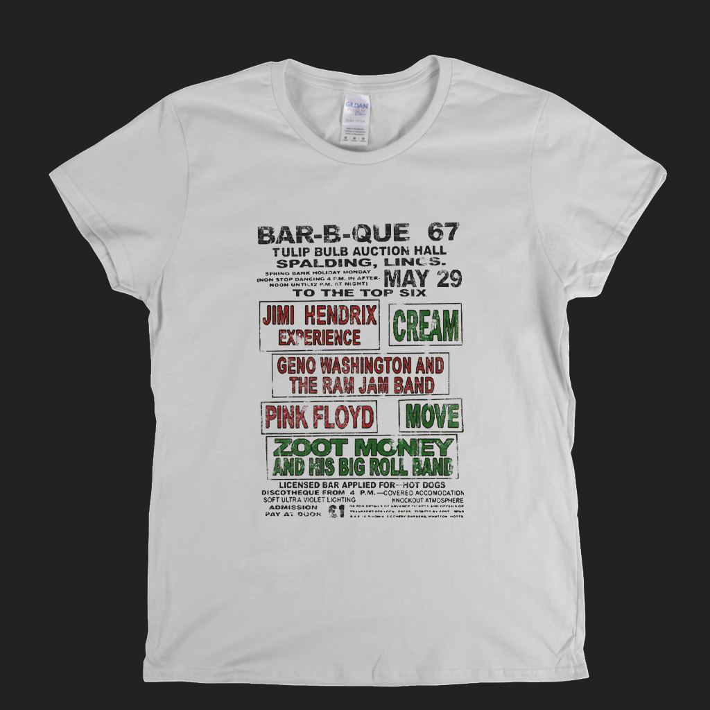 Bar B Que 67 Spalding Festival Poster Womens T-Shirt