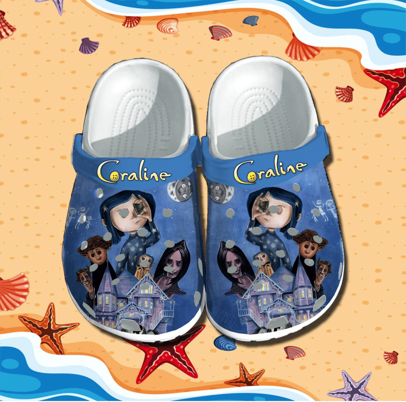 Coraline Crocs Clog Shoes