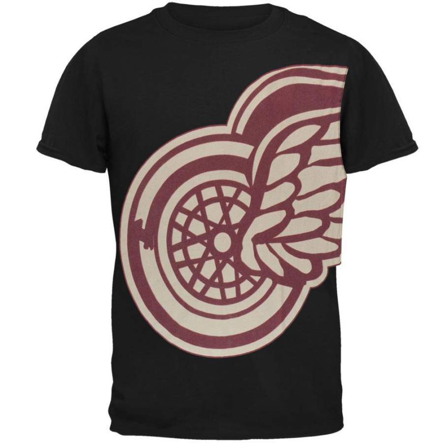 Detroit Red Wings – Overgrown Logo Soft Adult T-Shirt