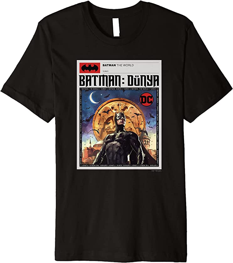 Batman: The World Turkey Comic Cover Premium T-Shirt