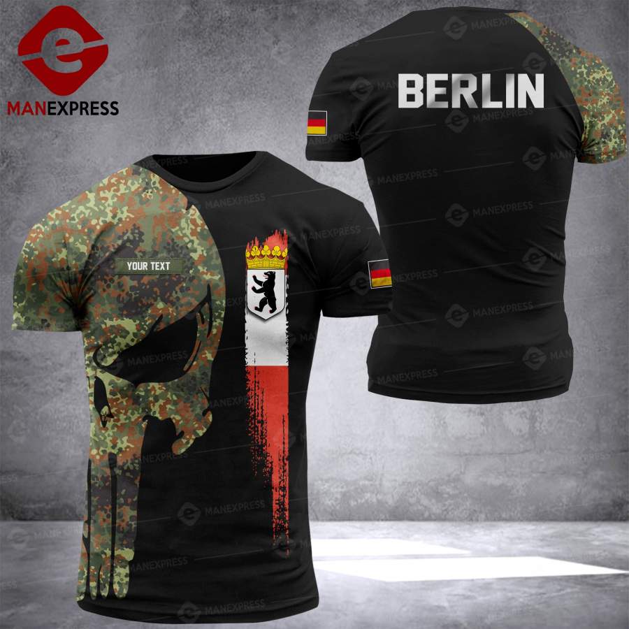 VH CUSTOMIZE Berlin T-SHIRT HOODIE 3D PRINTED PDT 1409