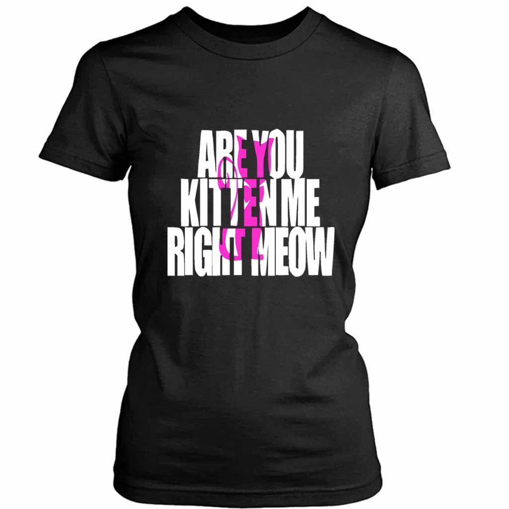 Are You Kitten Me Right Meow One Women’s Tee T-Shirt