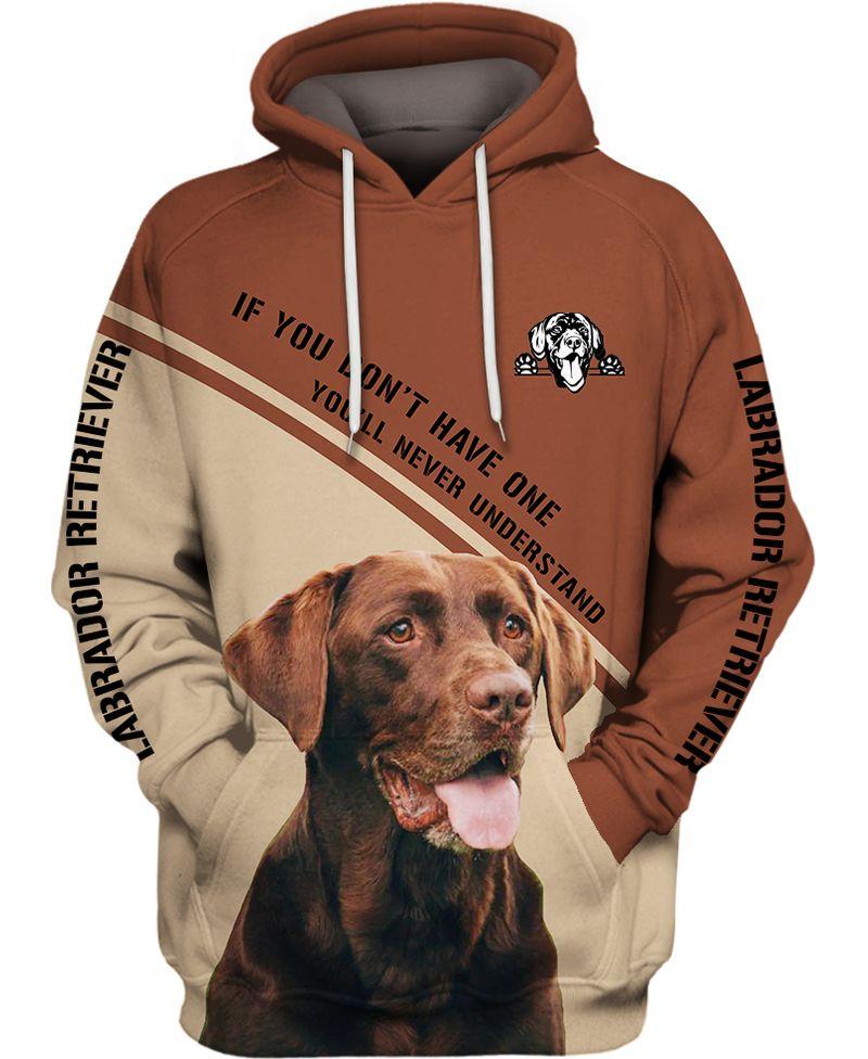 Gifts For Parents 3D Print Labrador Retriver  Adult Unisex