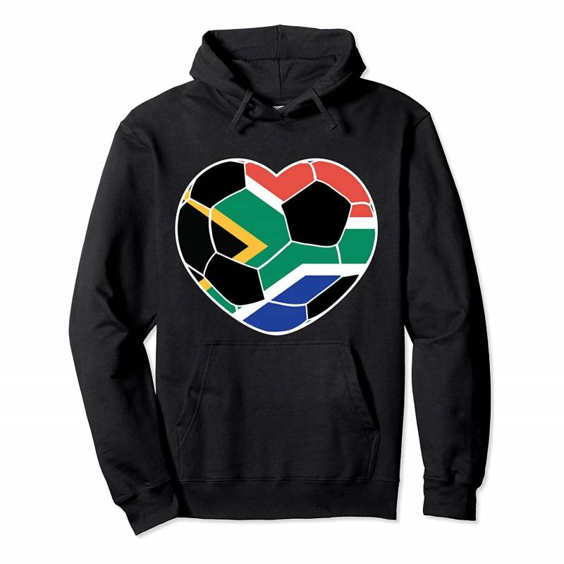 South Africa Soccer Ball Heart Jersey African Football Pullover Hoodie, T-Shirt, Sweatshirt