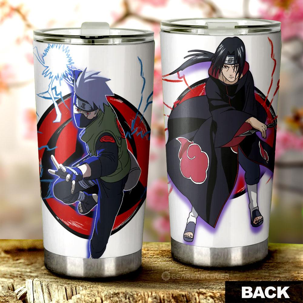 Kakashi And Itachi Tumbler Cup Custom Gifts For Naruto Anime Fans
